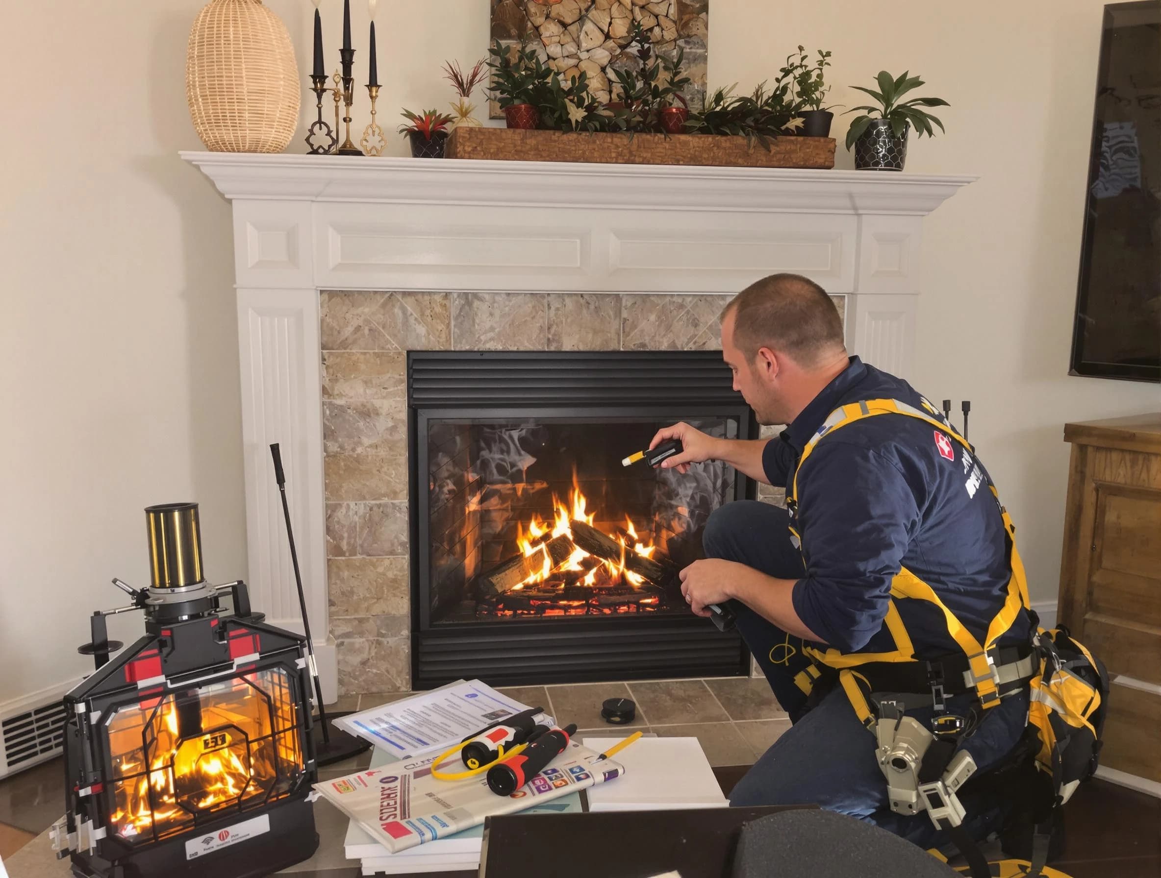 Safety-focused fireplace inspection by Boulder Chimney Sweep in Boulder, CO