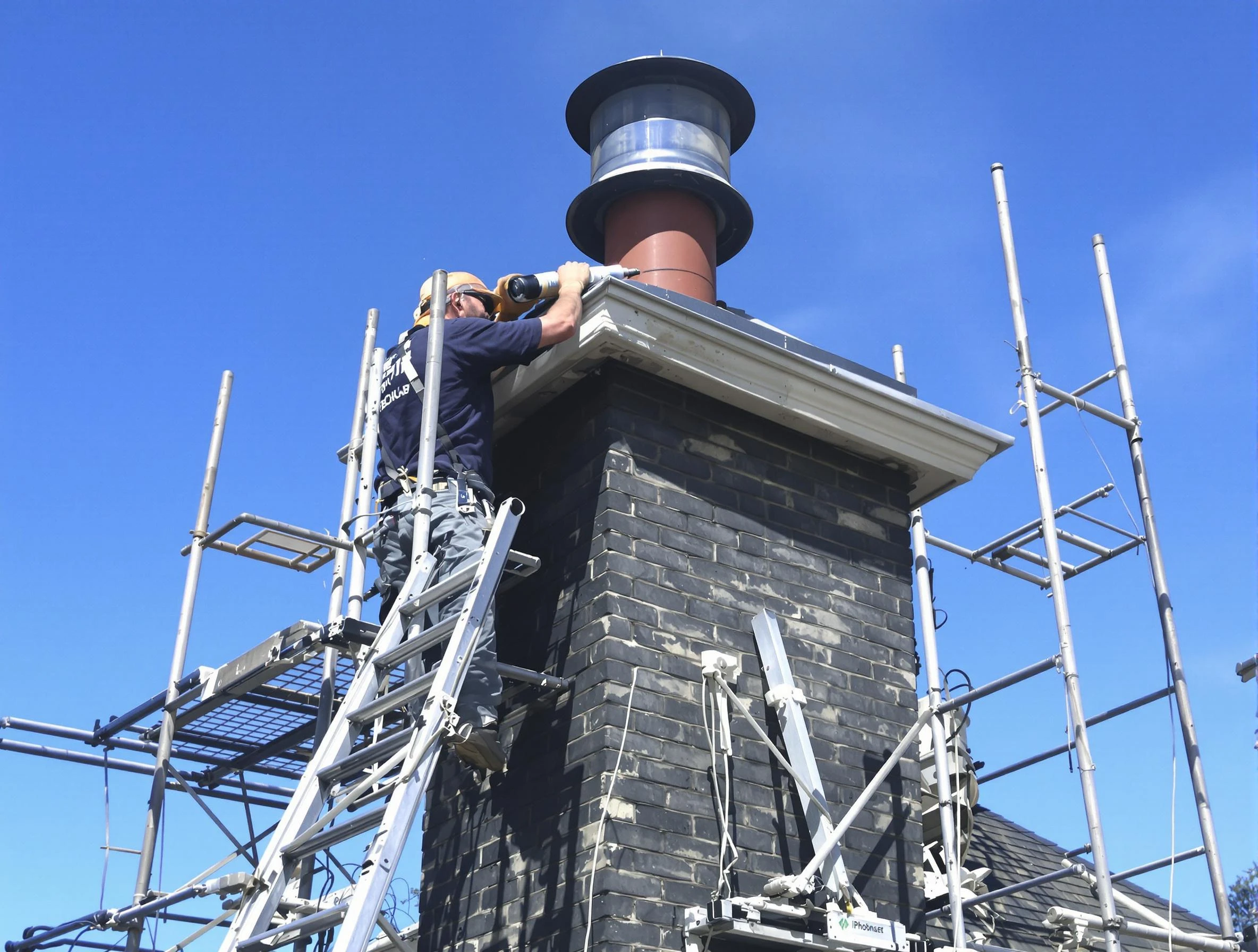 Sturdy chimney crown finished by Boulder Chimney Sweep in Boulder, CO