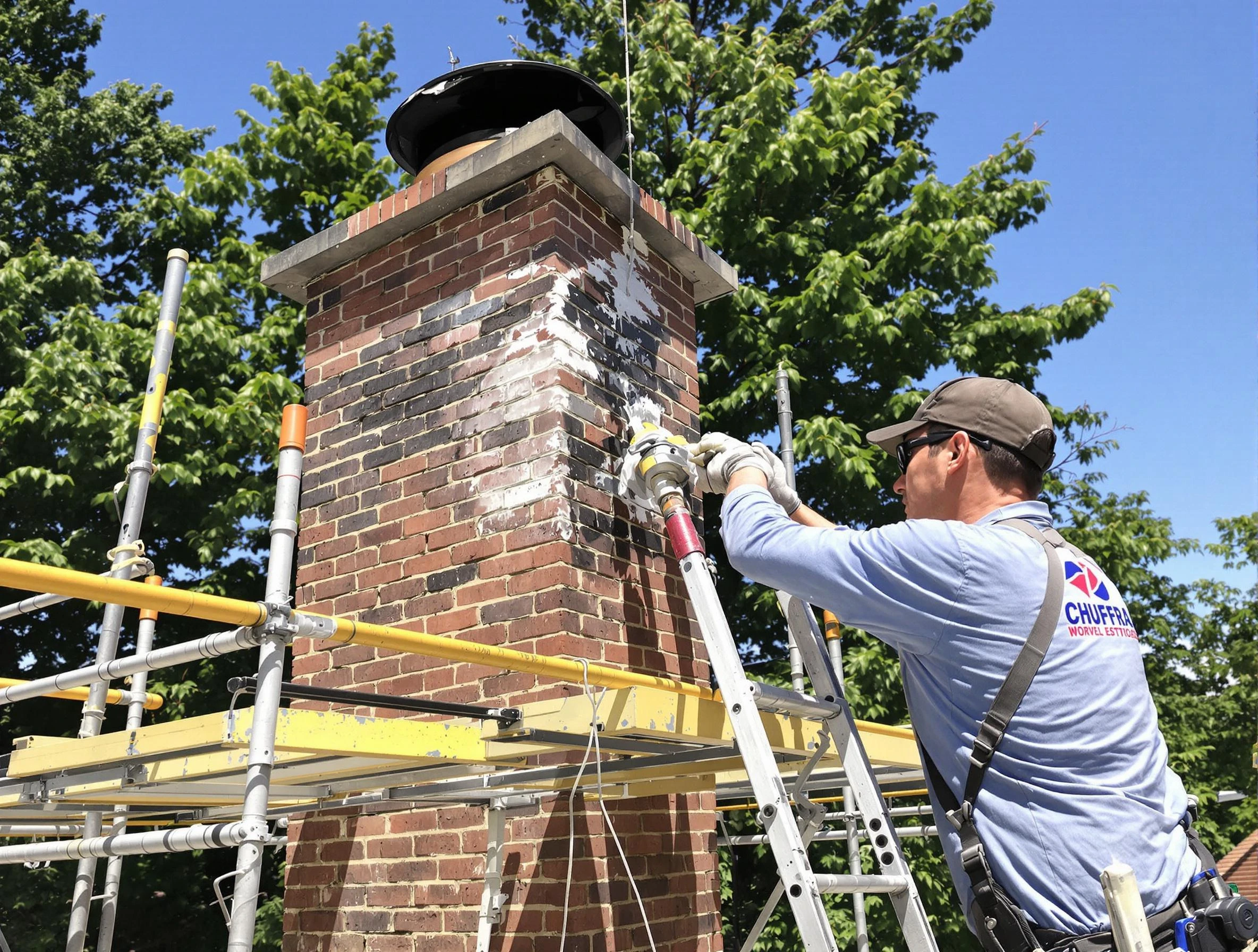 Structural chimney repair by Boulder Chimney Sweep in Boulder, CO